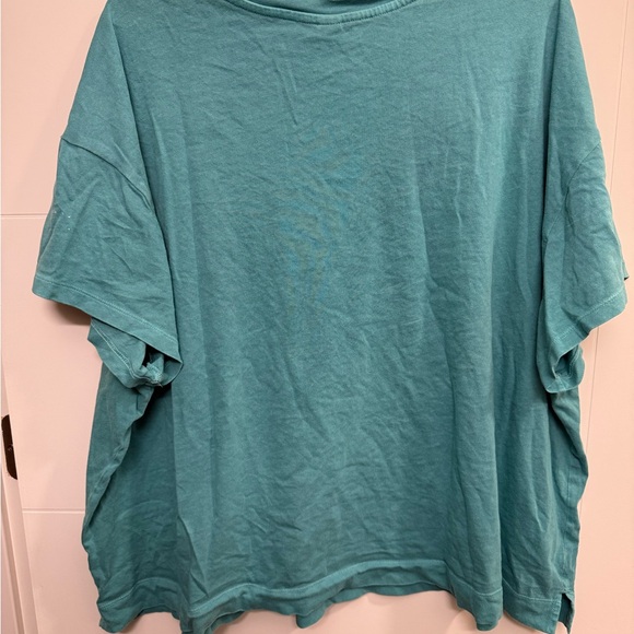 Old Navy Teal Short Sleeve Tee - Picture 3 of 3